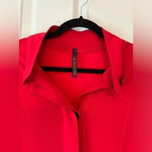 IC by Connie K Red Button Long Cardigan With Pockets Women’s Medium